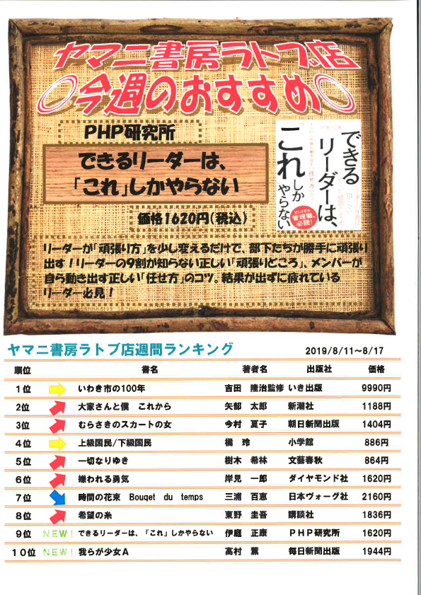 週間ランキング 今週のおすすめ Latov ラトブ いわき駅前再開発ビル
