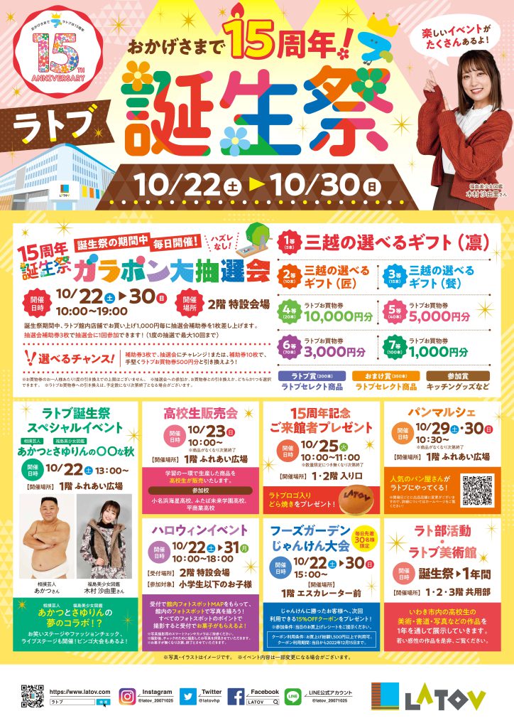☆ラトブ誕生祭イベント☆【10/22～10/30】