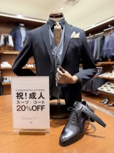 💐祝✨成人 スーツ/コート20％OFF💐